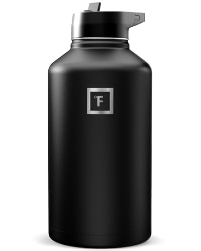 64 oz Wide Mouth Water Bottle with Straw