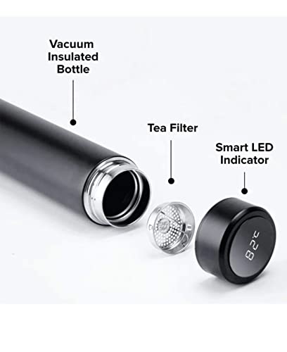 smart water bottle Led digital temperature dispaly vacuum flask