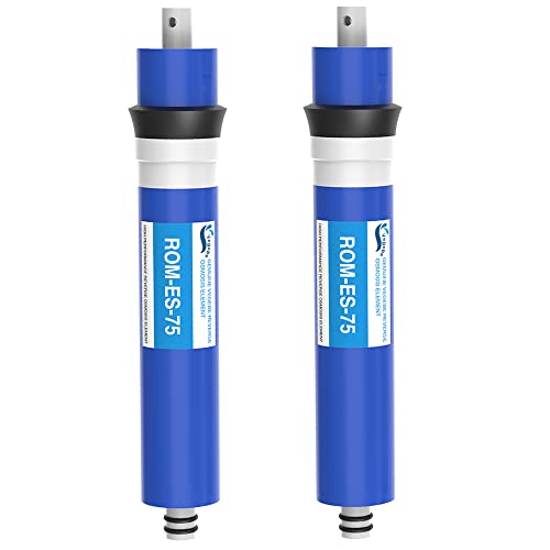 75 GPD RO Membrane Filter 12"x1.8" Reverse Osmosis Membrane Replacement (2 Count)