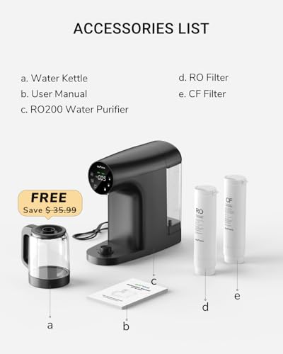 Countertop Reverse Osmosis System RO Water Filter