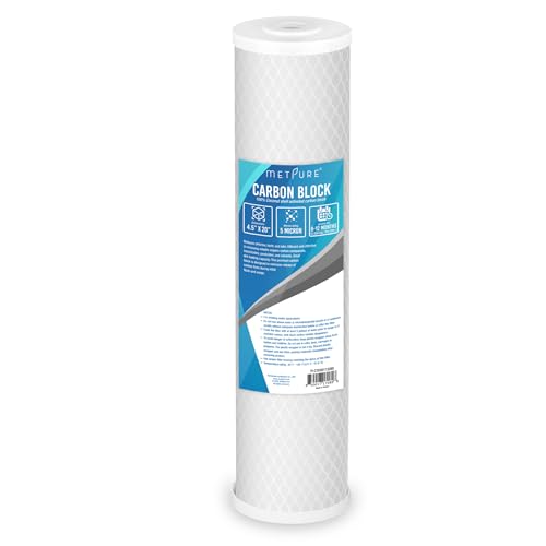 5 Micron 20" x 4.5" Carbon Block Water Filter