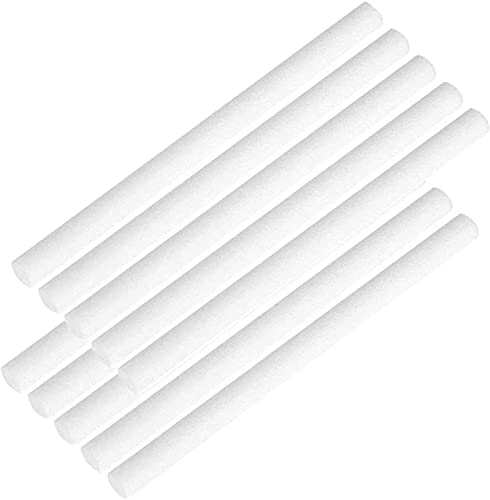 10 Pieces Humidifier Sticks Cotton Filter Refill Sticks Filter Replacement Wicks USB Humidifier Replacement Parts for Humidifier Car Humidifier Replacement Parts Can be cut (10 Count)