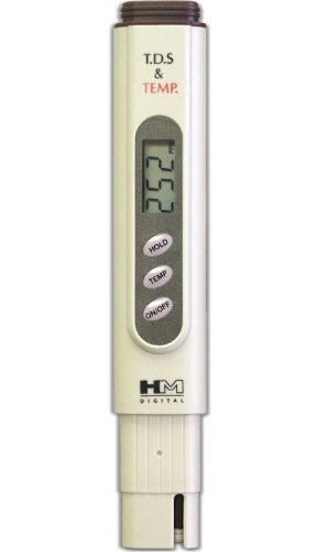 TDS 4TMA Pocket Size TDS Tester Meter for Freshwater Aquariums with Digital Thermometer