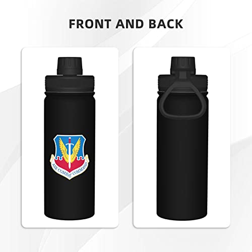 Acc Shield Water Bottle 18OZ Stainless Steel Insulated Water Bottles With Spout Lid Sports Keep Cold and Hot Water Bottle For Biking Hiking