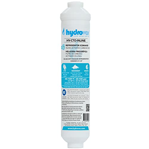 Inline Water Filter for Ice Maker
