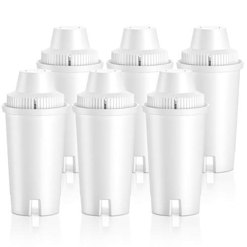Water Filter Replacement for All Brita Pitcher and Dispenser (6 Count)