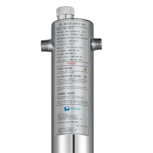 TWS 12 Ultraviolet Water Purifier Filter for Whole House Water Purification