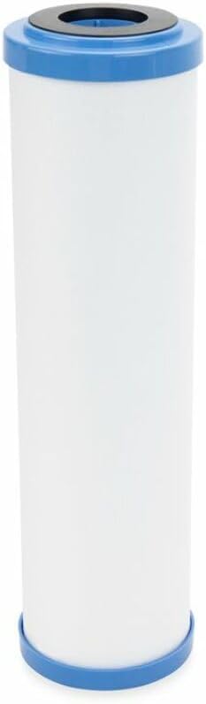 Camco Camper/RV Premium Replacement Cartridge for Inline Water Filter - Fits EVO RV Water Filter Housing - Premium Carbon Absorbs Harmful Compounds & Reduces Bad Taste, Odor, Bacteria and More (40624)