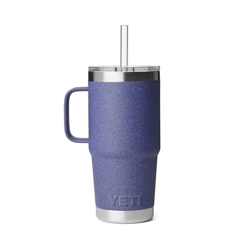 Rambler 25 oz Tumbler with Handle and Straw Lid