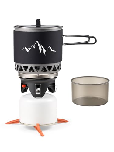 1.2L Heat Exchanger Backpacking and Camping Stove System (7 Count)