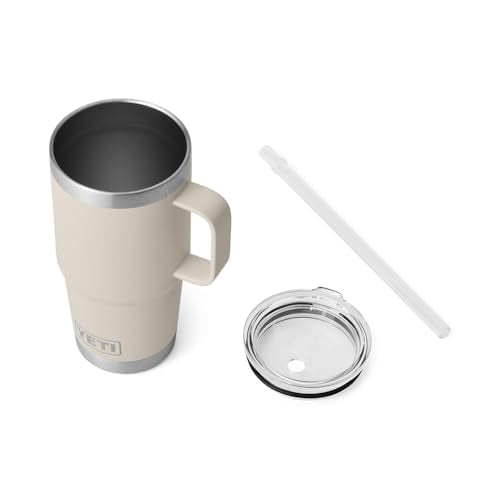 Rambler 25 oz Tumbler with Handle and Straw Lid