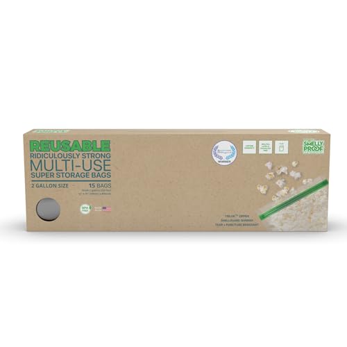 XXL Reusable Food Storage Bags (15 Count)
