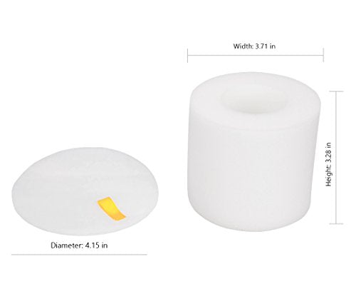 I clean 2 Packs Replacement NV650 HEPA Foam & Felt Filters for Shark Rotator Powered Lift