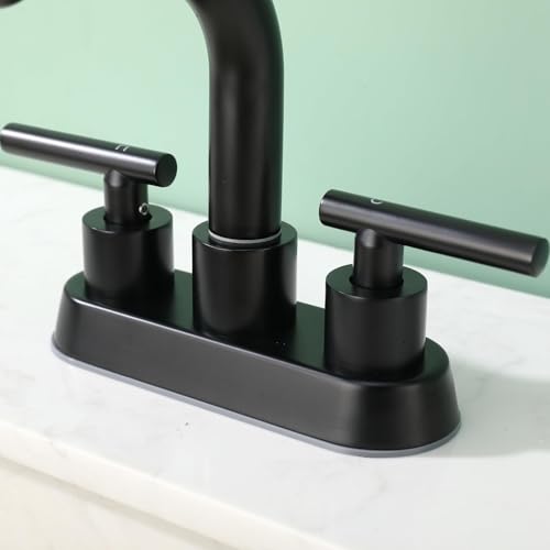 Matte Black Bathroom Sink Faucet