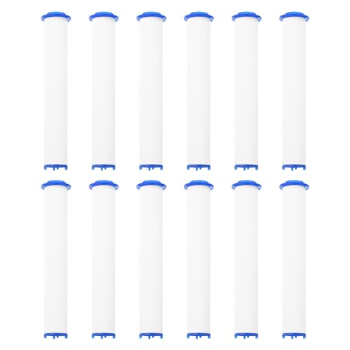12 Pcs Shower Head Filter 5.1 Inch PP Cotton Filter Cartridge Replacement High