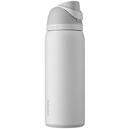 FreeSip Stainless Steel Water Bottle 32 oz Shy Marshmallow
