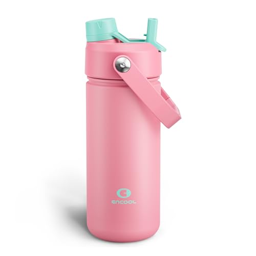 Insulated Water Bottle with Straw Stainless Steel Water Bottle