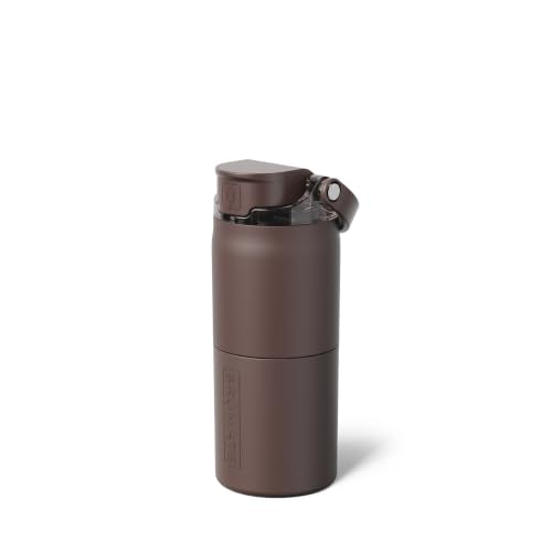 Rise 18oz Water Bottle with Covered Silicone Straw