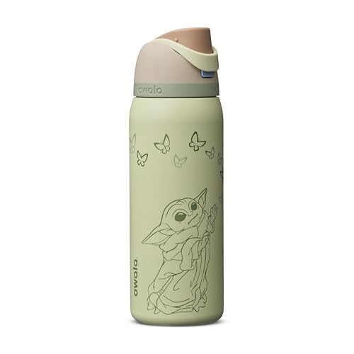 Star Wars FreeSip Stainless Steel Water Bottle 32 oz GroGu