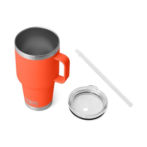 Rambler 35 oz Tumbler with Handle and Straw Lid
