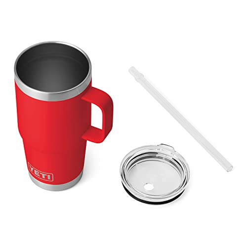 Rambler 25 oz Tumbler with Handle and Straw Lid