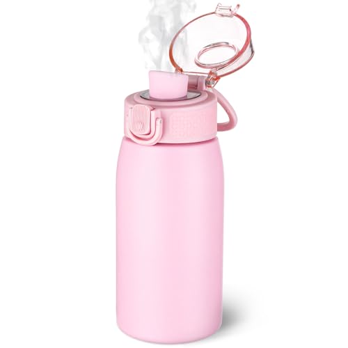 Insulated Water Bottle 12 oz with Dustproof Lid