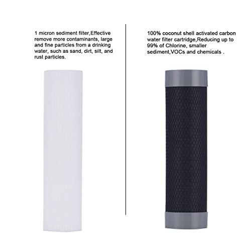 External RV Dual Water Filter System for Reducing Sediment