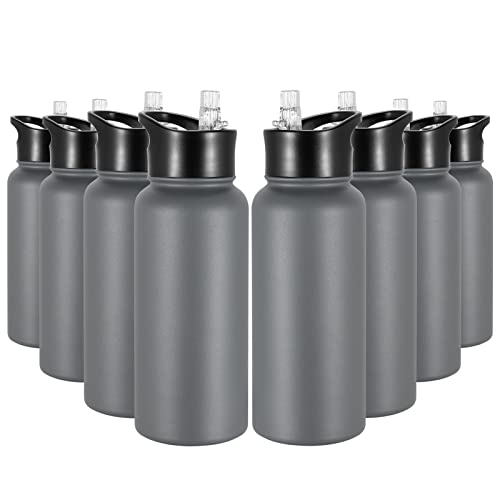 32 oz Insulated Water Bottle Bulk 8 Pack (8 Count)