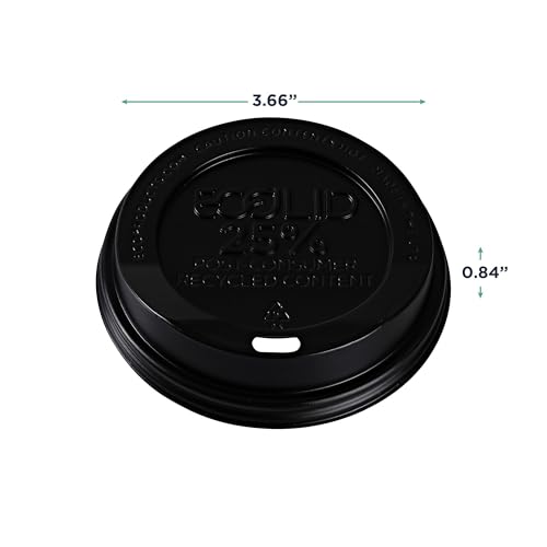 Eco Products Ecolid Recycled Small Coffee Cup Lids (1000 Count)