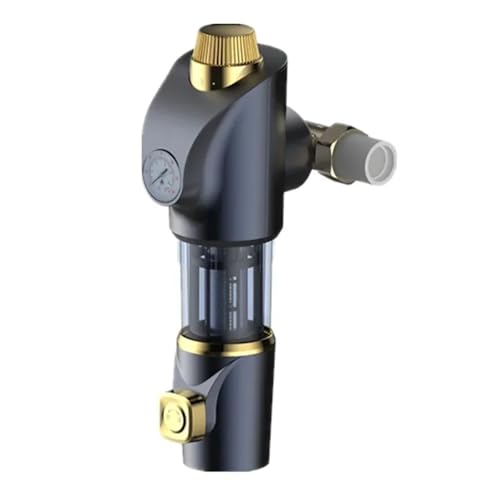 Automatic Flushing Backwash Prefilter Spin Down Sediment Water Filter Central Whole House Purifier System
