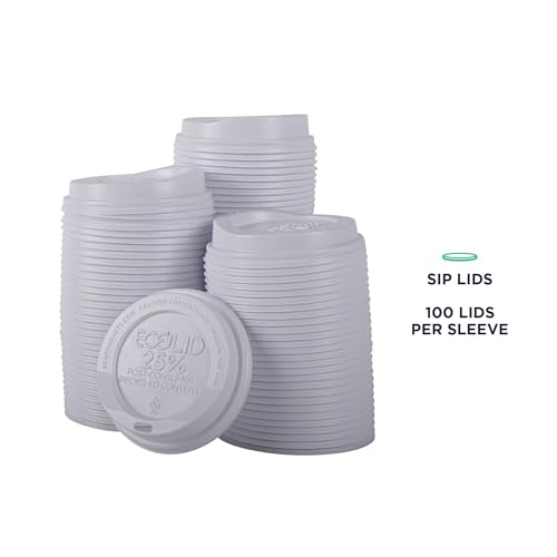 Eco Products Ecolid Recycled Large Coffee Cup Lids