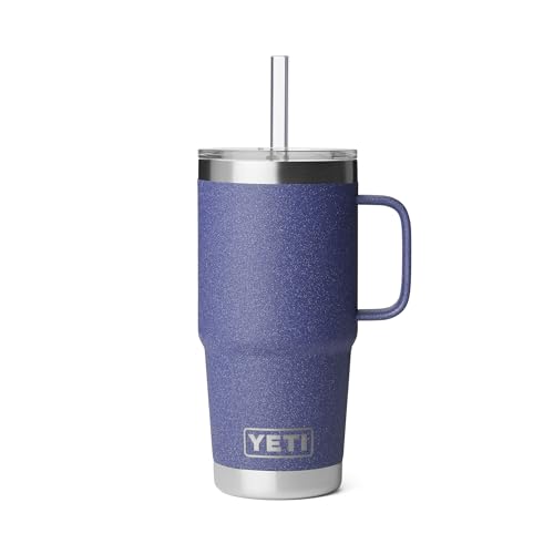 Rambler 25 oz Tumbler with Handle and Straw Lid