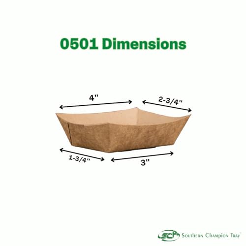 0501 #25 ECO Kraft Paperboard Food Tray