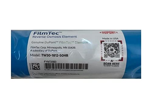 TW30-1812-50HR 50 gpd TFC High Rejection Membrane for Undersink Reverse Osmosis (RO) System (Replaces Model TW30-1812-50)