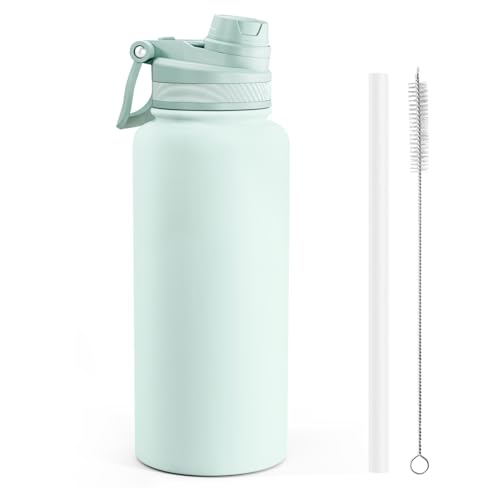 Stainless Steel Water Bottle with Strap 32oz