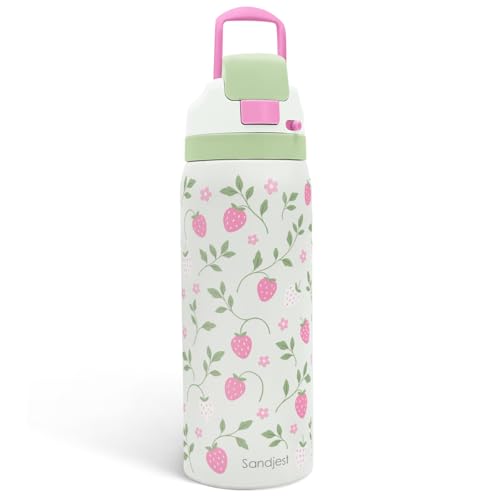 Strawberry Stainless Steel Water Bottle