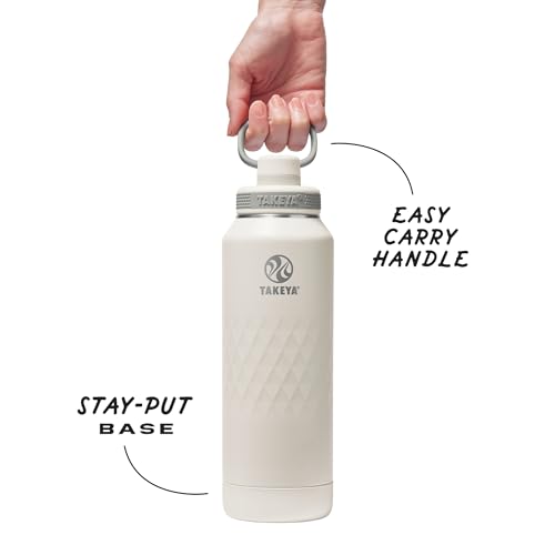Sport Triple Insulated Water Bottle with Spout Lid and Ice Blocker