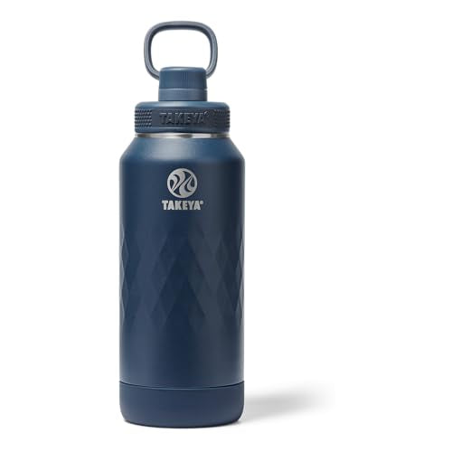 Sport Triple Insulated Water Bottle with Spout Lid and Ice Blocker