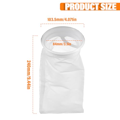 2 Pcs IBC Lid Filter Nylon Screen for Water Tank Rain Barrel Plastic