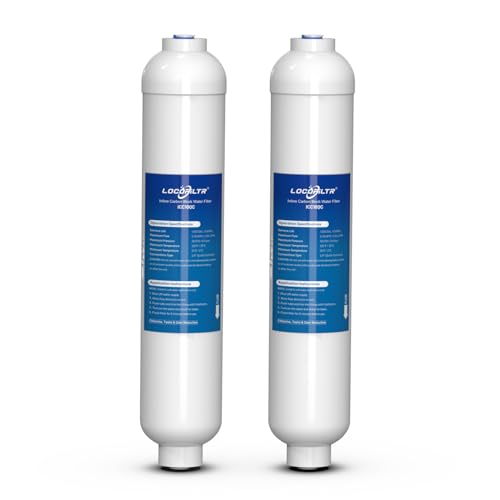Inline Activated Carbon Block Water Filter with 1 (2 Count)
