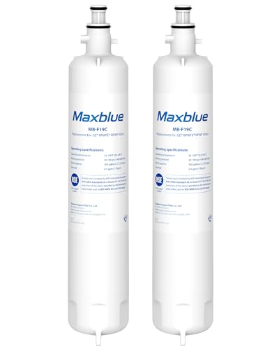 MB F19C Water Filter Replacement for GE® RPWFE® (2 Count)