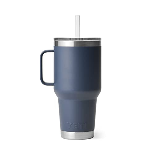 Rambler 35 oz Tumbler with Handle and Straw Lid