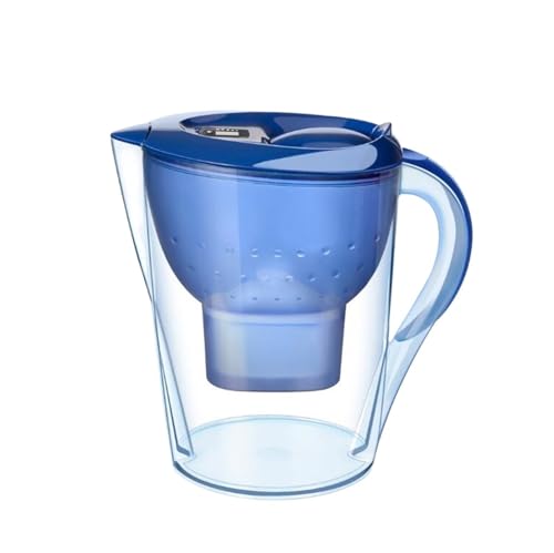 2.5L Household Alkaline Water Filter Pitcher with Universal Filter Portable Plastic Water Pitcher Water Filter Kettle Activated