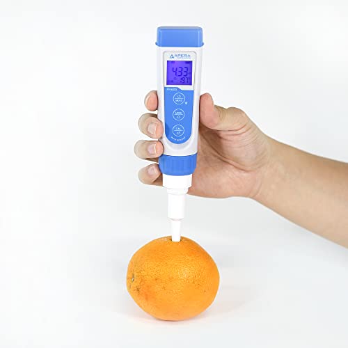 Premium Series PH60S Food pH Meter Tester Kit with Food