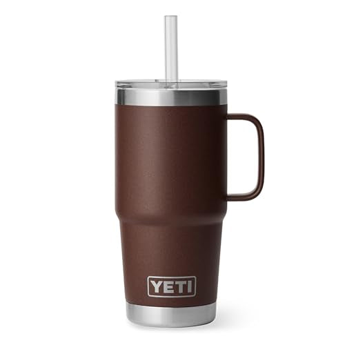 Rambler 25 oz Tumbler with Handle and Straw Lid