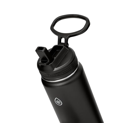 Insulated Water Bottle with Straw Lid