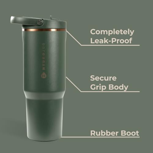 Sport Stainless Steel Tumbler with Straw