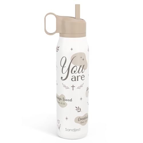 Inspiration Stainless Steel Water Bottle with Twist Lid 20oz