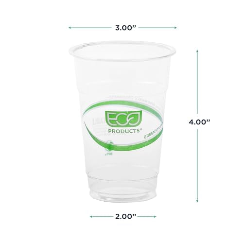 GreenStripe Clear Disposable Cold Cups (1000 Count)