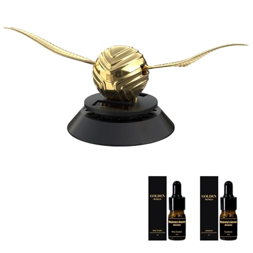 Majesty’S Secret Solar Car Air Freshener Diffuser with 2 Essential Oil Refills